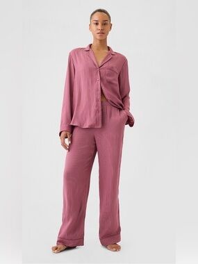 NWT GAP BODY SUPER SOFT SATIN PJ’s. NOTE THE TOP IS XXL BOTTOM IS XL